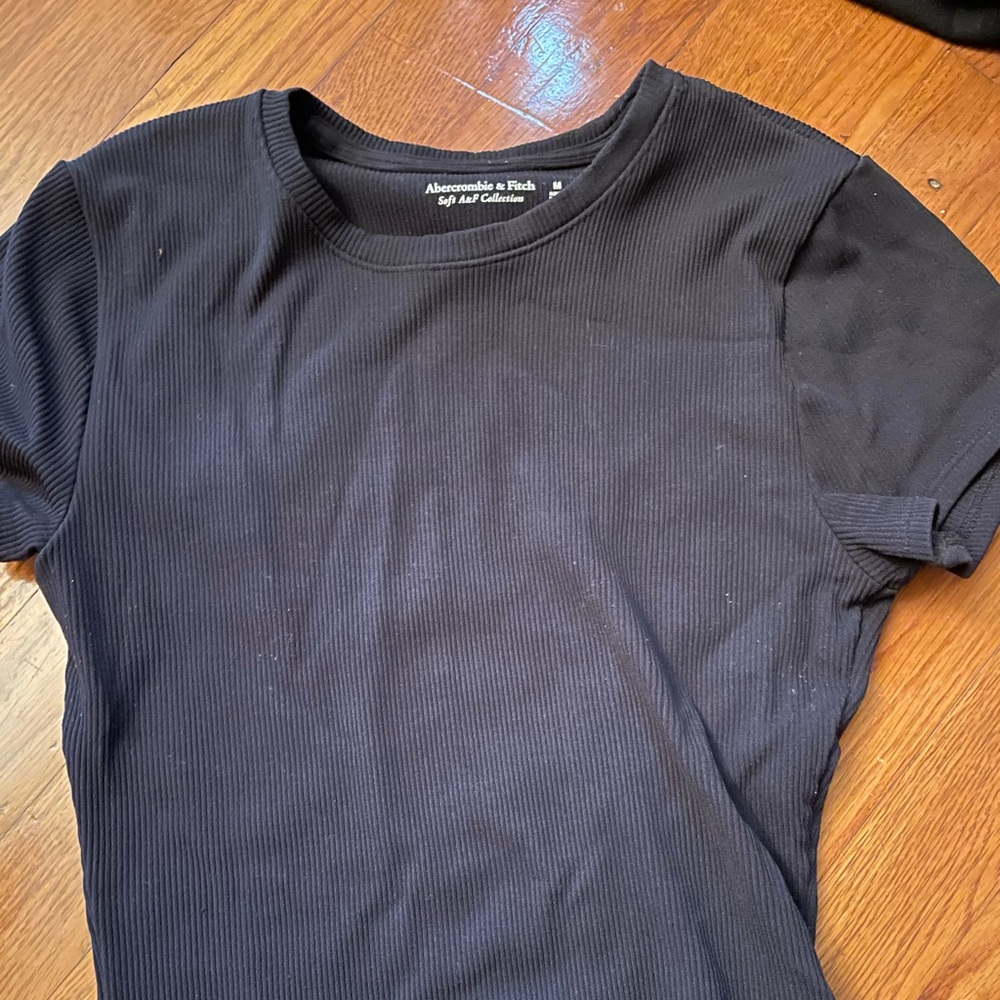 Abercrombie ribbed black bodysuit great condition